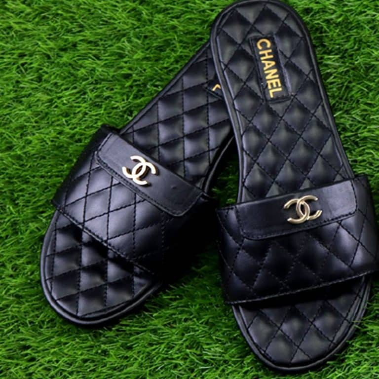 Chanel slide on on sale sandals