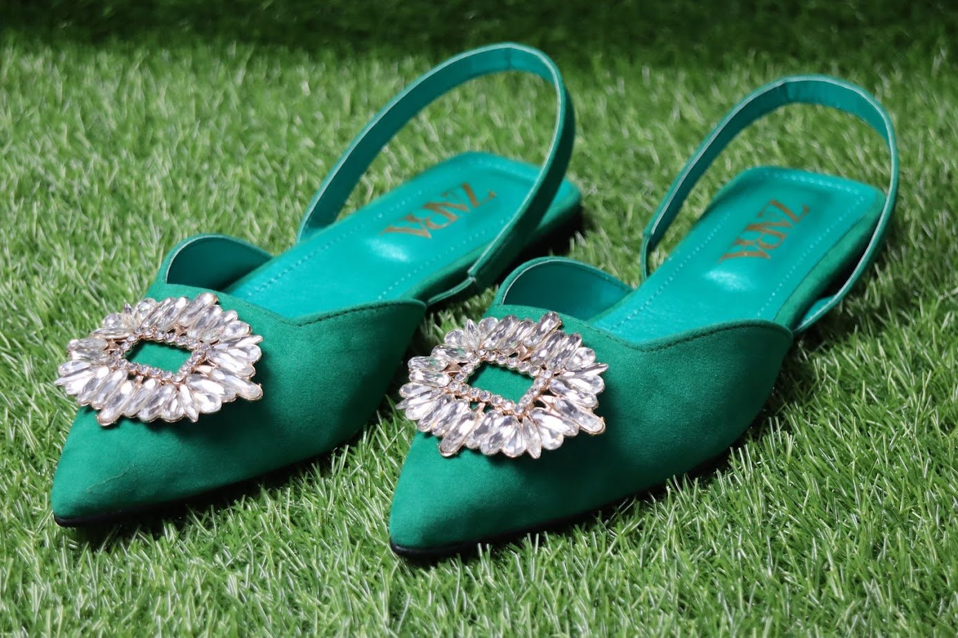 Green shoes hot sale zara