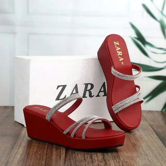Zara Platform Heels: Elevate Your Style with Rhinestone Straps and Wedges