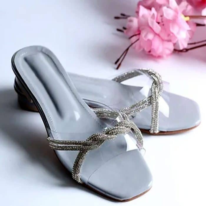 Zara Vinyl heeled mules transparent | Heeled mules, Heels, Zara
