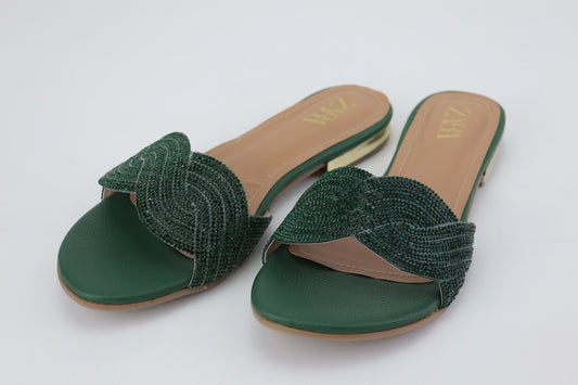 Zara Rhinestone Flat Sandals for Women - Buy the Best in Pakistan