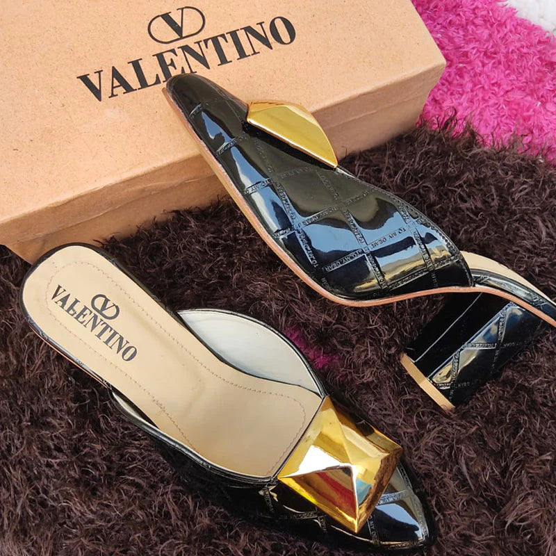 Authentic Valentino Garavani Woman's Rockstud Shoes Red Stiletto High Heels  8.5 | eBay