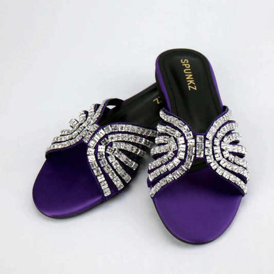 Shine Bright: The Allure of Rhinestone Dress Flat Sandals for Women